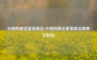 小鸡的做法家常做法(小鸡的做法家常做法简单又好吃)