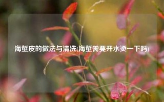 海蜇皮的做法与清洗(海蜇需要开水烫一下吗)