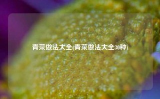 青菜做法大全(青菜做法大全30种)