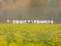 干牛筋面的做法(干牛筋面的做法步骤)