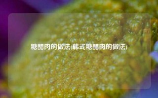 糖醋肉的做法(韩式糖醋肉的做法)