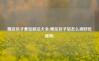 槐花包子素馅做法大全(槐花包子馅怎么调好吃视频)
