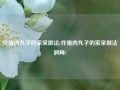 炸猪肉丸子的家常做法(炸猪肉丸子的家常做法润梅)