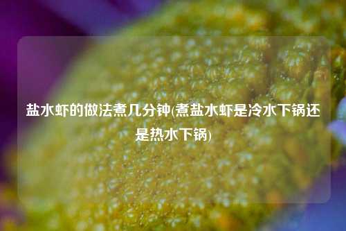 盐水虾的做法煮几分钟(煮盐水虾是冷水下锅还是热水下锅)