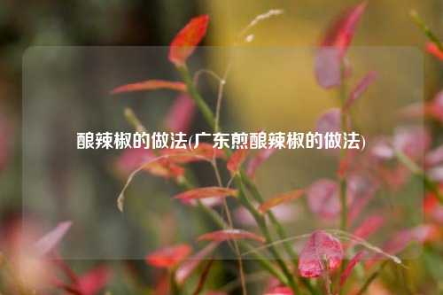 酿辣椒的做法(广东煎酿辣椒的做法)